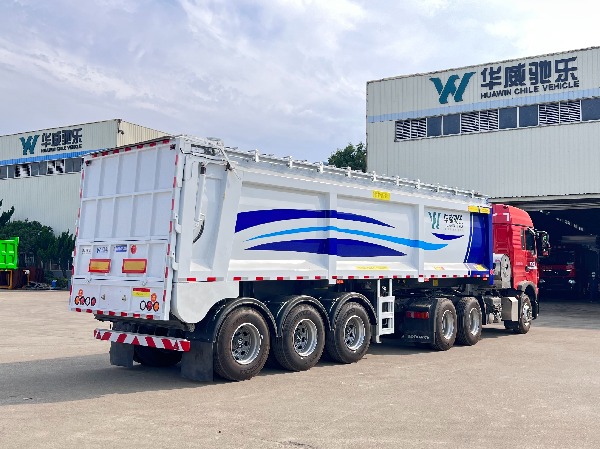 智能履帶平推自卸式半掛車|華威馳樂(lè)牌SGZ9400ZLJ垃圾轉(zhuǎn)運(yùn)半掛車|華威馳樂(lè)牌SGZ9403ZLS散裝糧食運(yùn)輸半掛車|礦粉運(yùn)輸半掛車|鋸泥運(yùn)輸半掛車|散煤運(yùn)